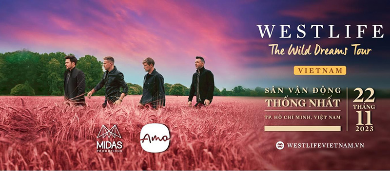 Westlife The wild dream tour TP.HCM